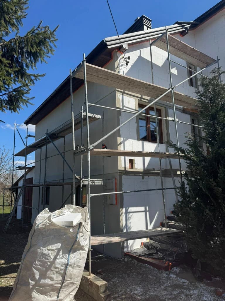 Realizacja Dom jednorodzinny - docieplenie i elewacja, Sypniewo - KRYS-BUD